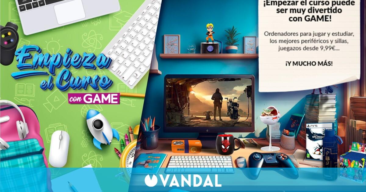 Empieza el curso en GAME con multitud de ofertas en consolas, videojuegos, ordenadores, juguetes y mucho más