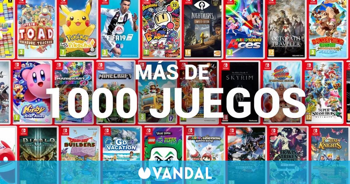 El catálogo de Switch ya tiene más de 1000 juegos Vandal