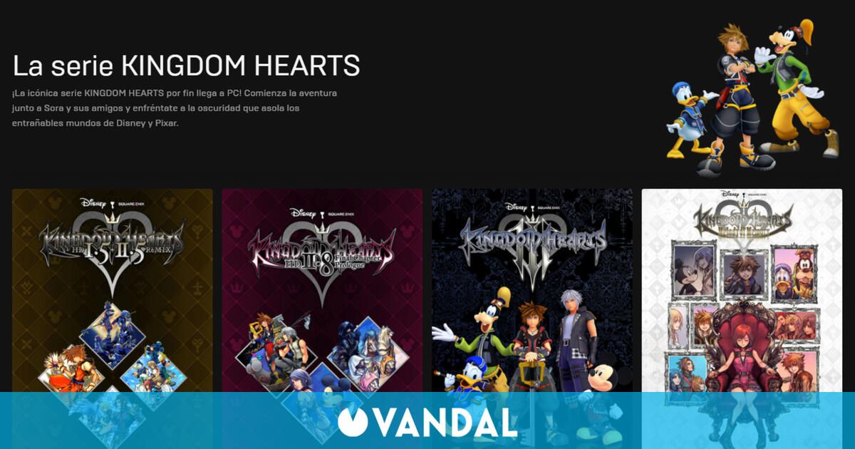 kingdom hearts pc steam