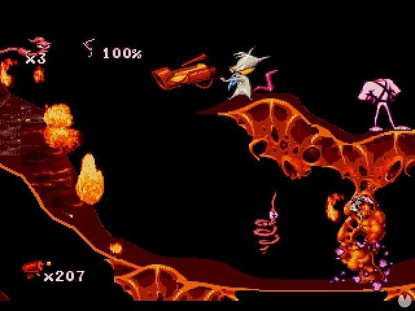 Evil The Cat, una creaci�n anterior de TenNapel, se convirti� en uno de los jefazos del juego.