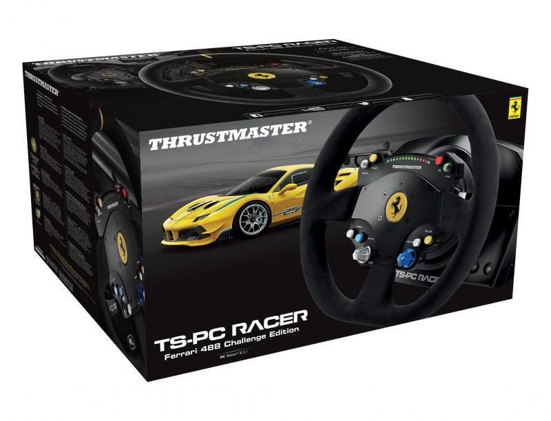 Thrustmaster anuncia un volante de lujo inspirado en el Ferrari 488 Challenge