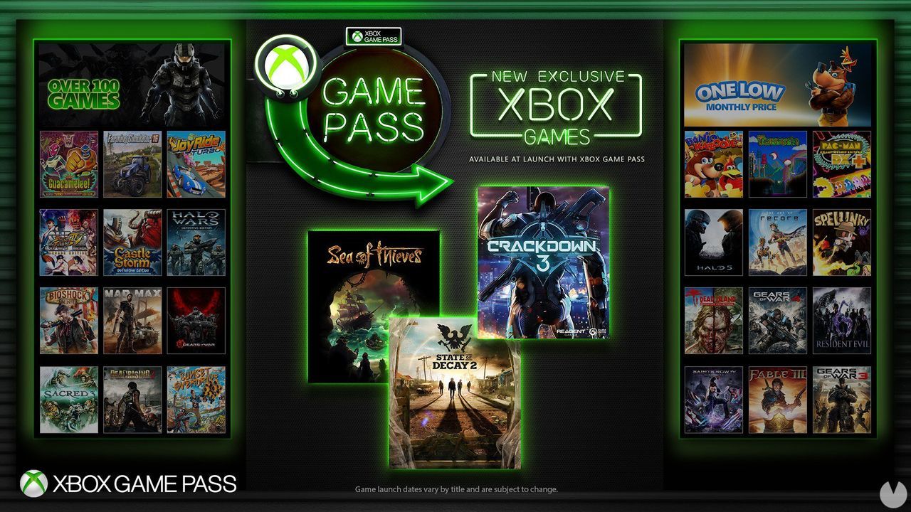 Los juegos exclusivos de Xbox One llegarán a Xbox Game Pass en su lanzamiento