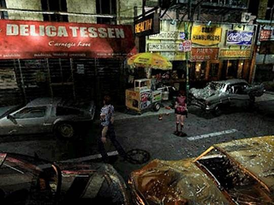 Capcom volvi� a recrear los escenarios con fondos prerenderizados, como ya hicieron con el primer 'Resident Evil'.
