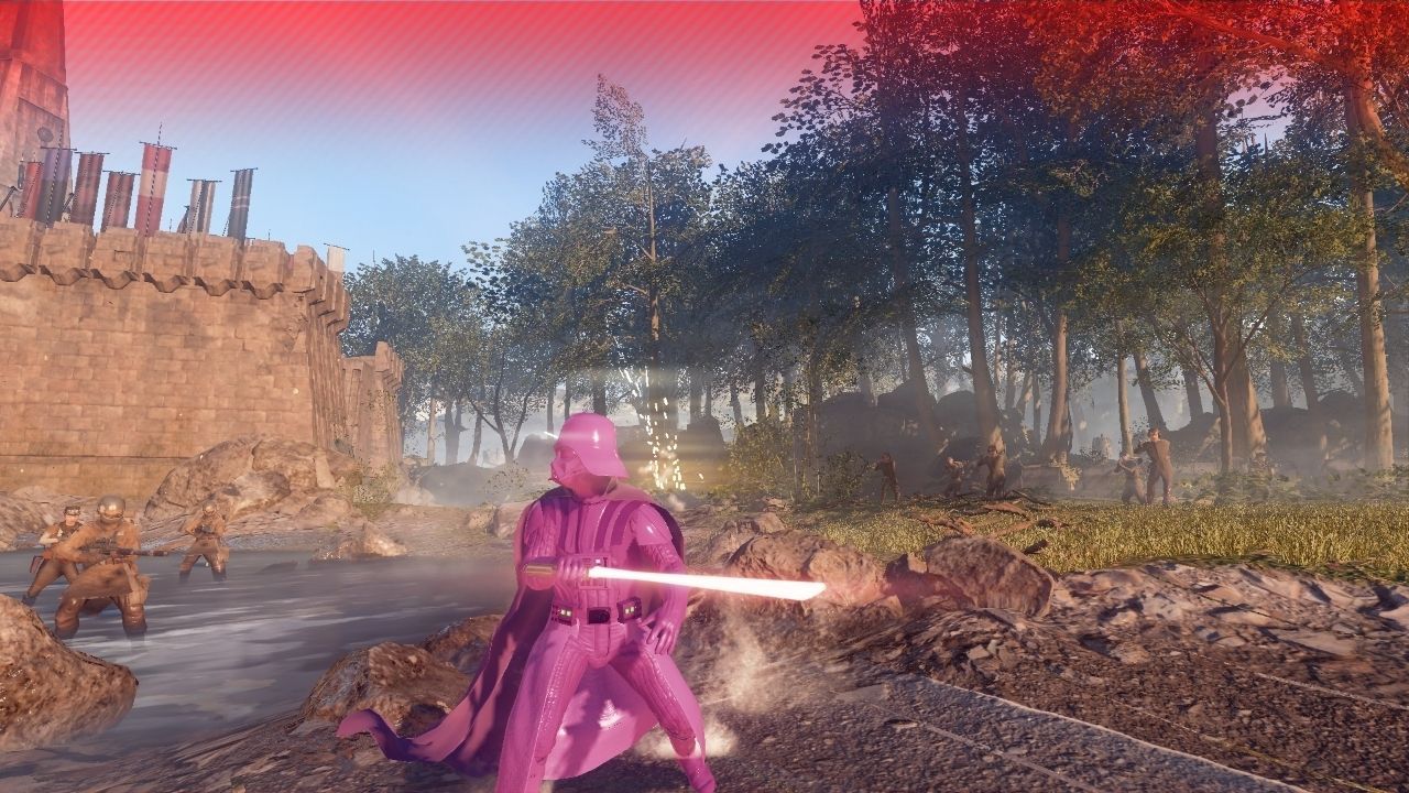 Crean un Darth Vader rosa para Battlefront II en PC y así burlarse de EA