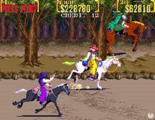 Aunque esquivar los disparos enemigos era m�s complicado, las fases a caballo eran preciosas.