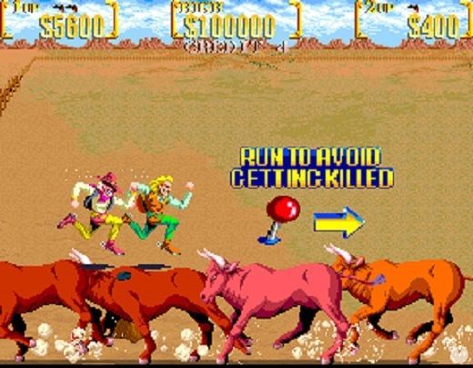 Sunset Riders derrochaba bastante humor. �La mejor manera de esquivar una estampida? Trotar sobre los lomos de las vacas.