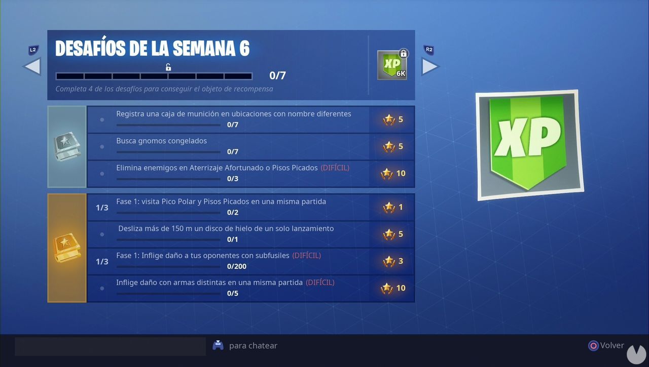 fortnite battle royale desafios semana 6 temporada 7 solucion y objetivos - mapa semana 6 fortnite temporada 7