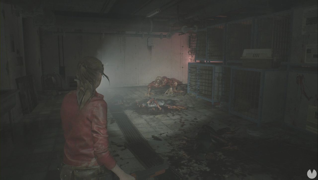 Resident Evil 2 Remake - Find the Parking Garage Key Card: you can lure the Lickers