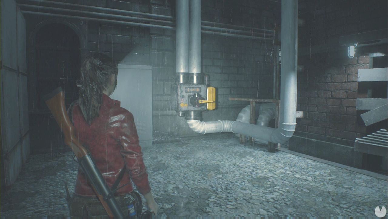 Resident Evil 2 Remake - Find the Power Panel Parts: Pull the lever