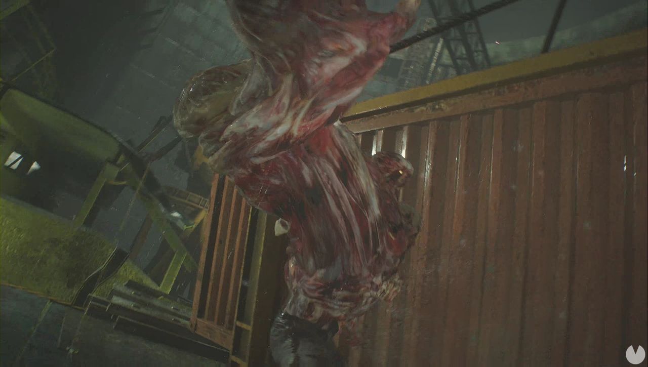 Resident Evil 2 Remake - Find the Plugs: hit Birkin with the container