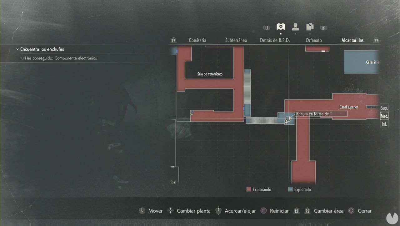 Resident Evil 2 Remake - Find the Plugs: reach this platform