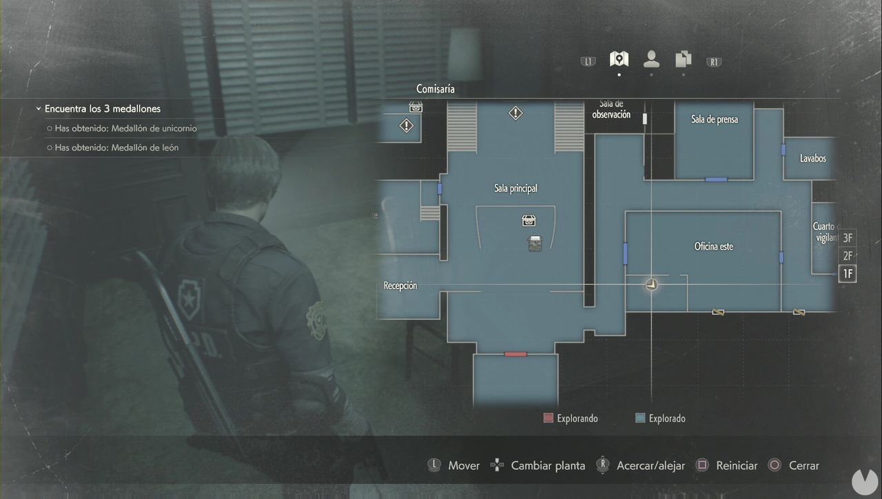 Resident Evil 2 Remake - Round Handle location