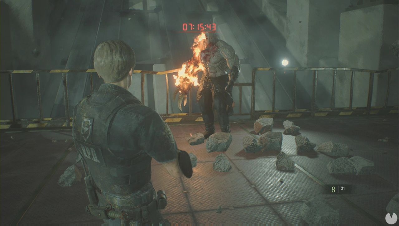Resident Evil 2 Remake - Super Tyrant boss fight