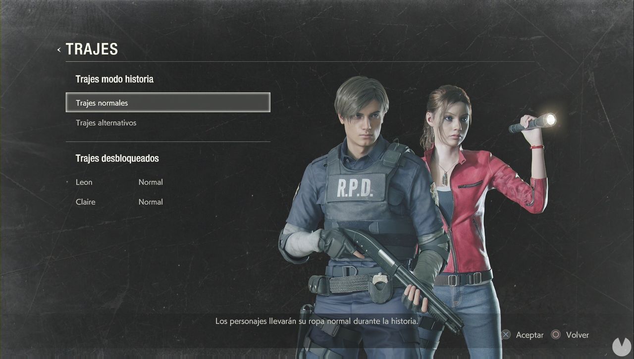 Resident Evil 2 Remake Todos los trajes alternativos y cómo conseguirlos
