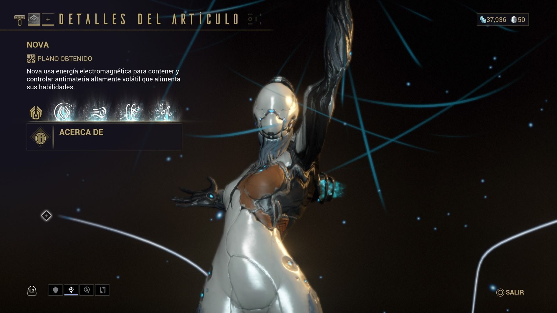 Warframe Nova cómo conseguirlo, planos, requisitos y estadísticas