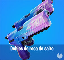 Fortnite - Temporada 5: Arma exótica Dobles de Roca de Salto
