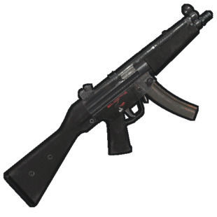 Rust - Todas las armas y cmo conseguirlas: MP5A4