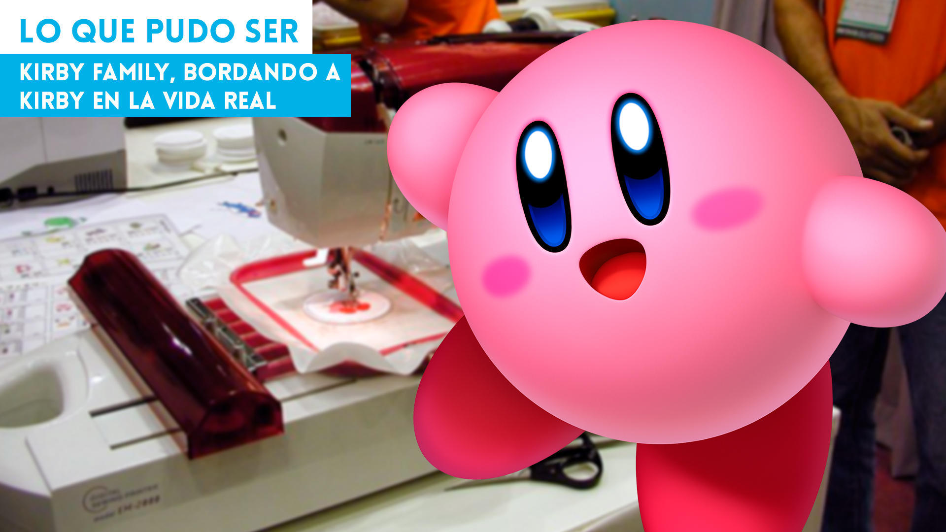 Kirby Family, bordando a Kirby en la vida real