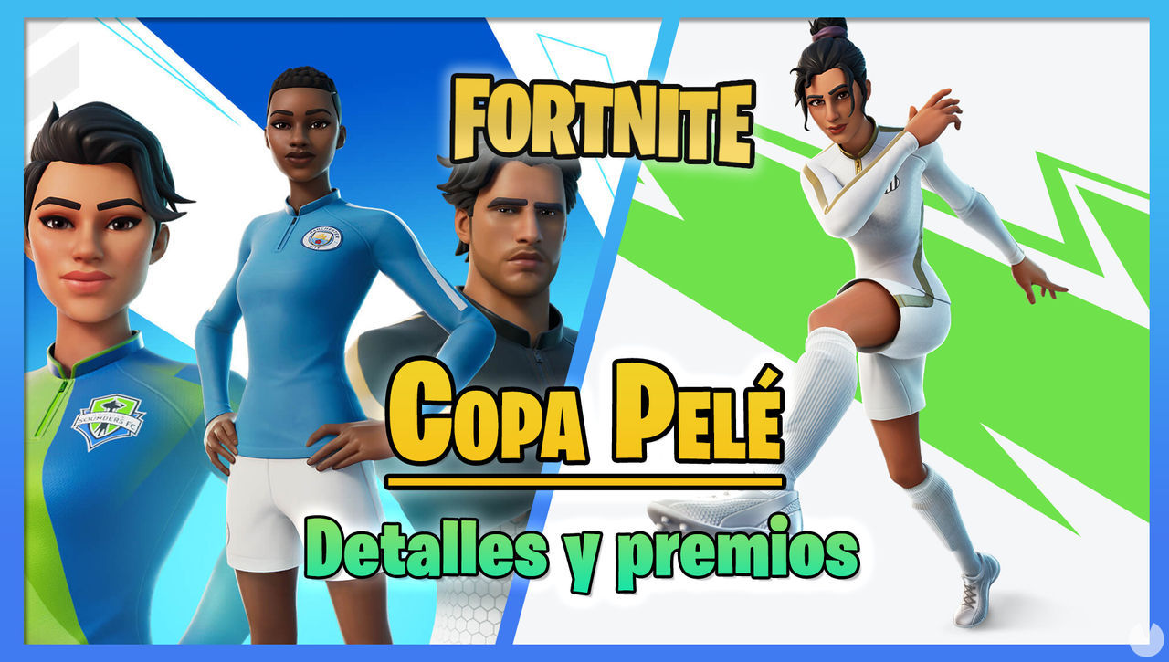 Fortnite - Copa Pelé: Fecha, horario y todos los premios gratis de skins y gesto