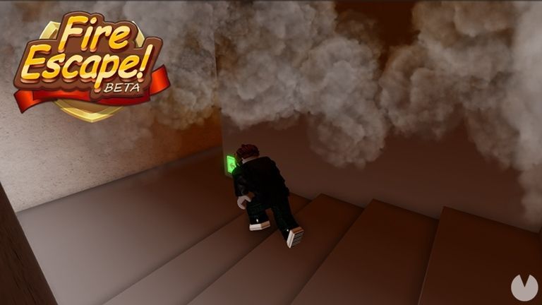Screenshot of Fire Escape! on Roblox.