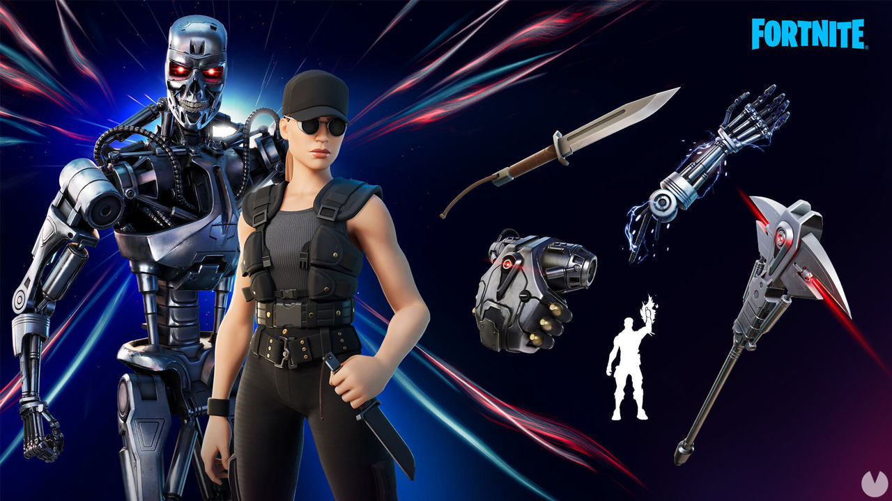 Fortnite: Terminator T-800 y Sarah Connor - Contenidos