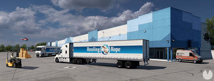Camiones del evento Hauling Hope de Euro Truck Simulator 2.