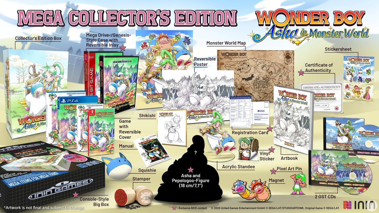 Edición especial Wonder Boy: Asha in Monster World