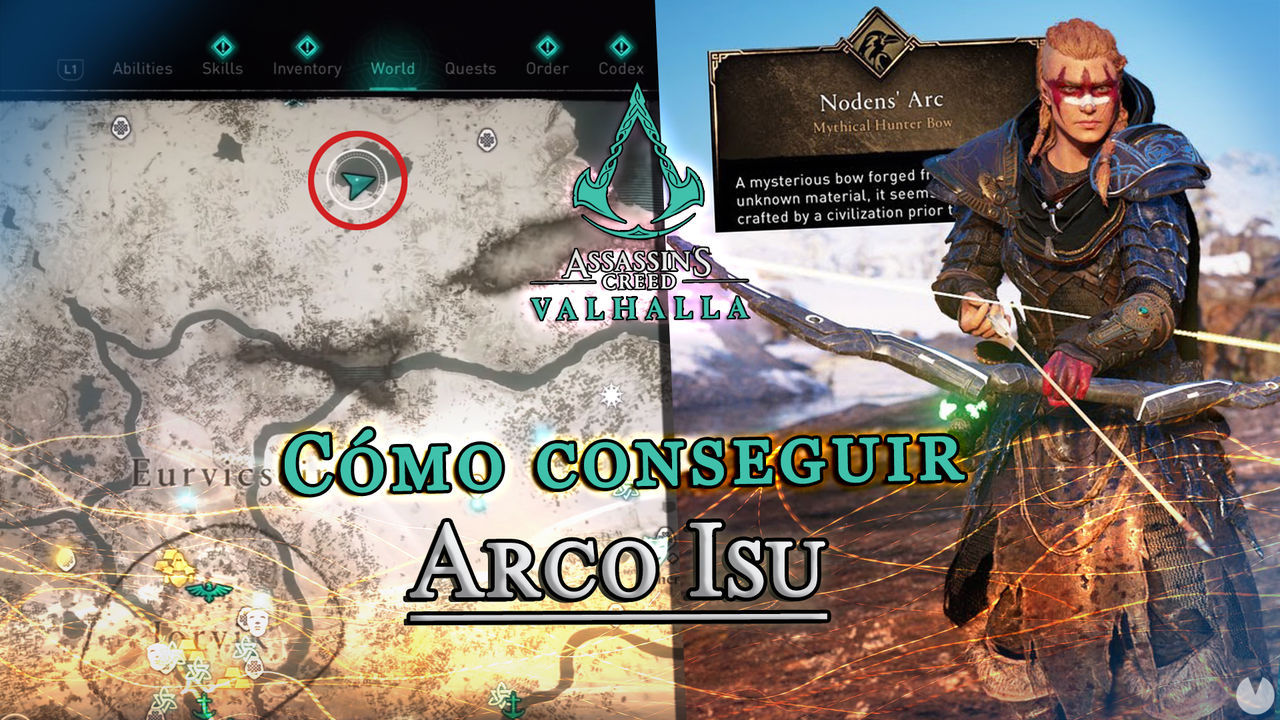 AC Valhalla: Cmo conseguir el arco secreto de Noden paso a paso - Assassin's Creed Valhalla