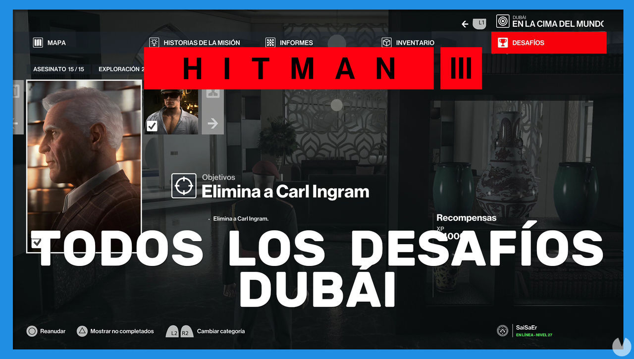Hitman 3: TODOS los desafos de Dubi y cmo completarlos - Hitman 3