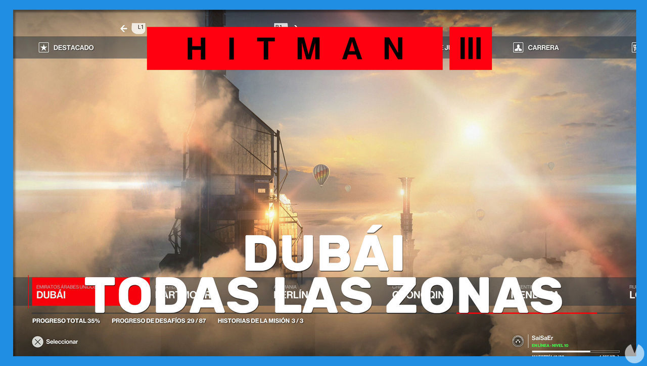 Hitman 3: TODAS las zonas en Dubi - Hitman 3