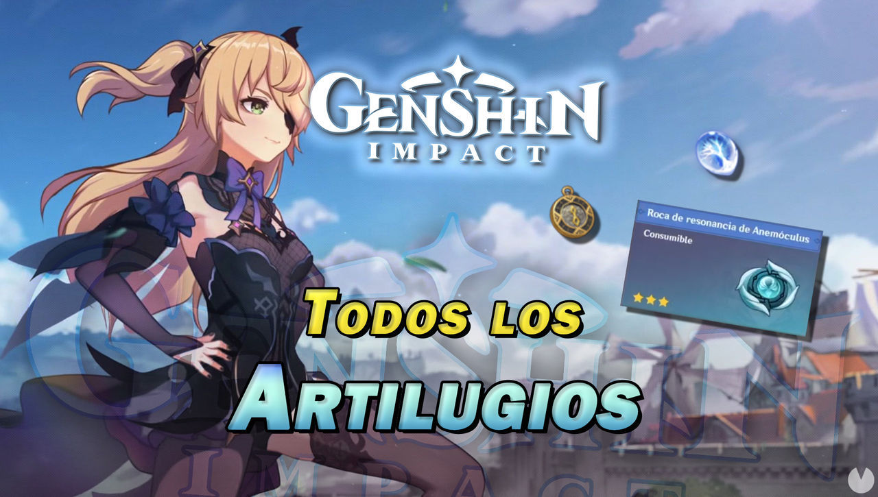 Genshin Impact: TODOS los artilugios, cmo conseguirlos y usos - Genshin Impact