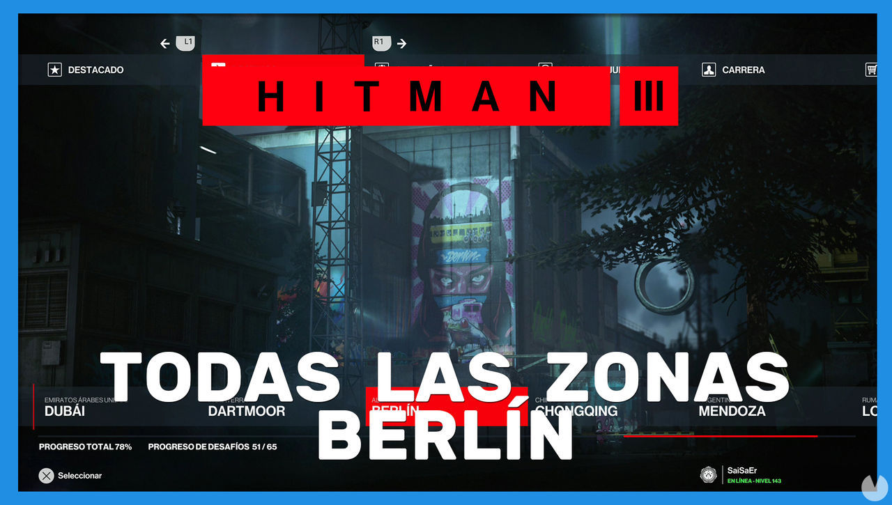 Hitman 3: TODAS las zonas en Berln - Hitman 3