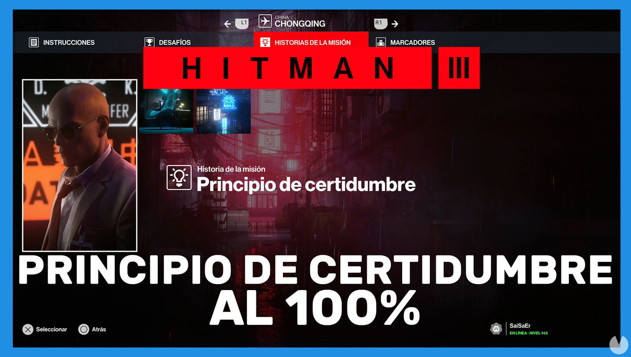 Principio de certidumbre en Hitman 3 al 100% - Hitman 3