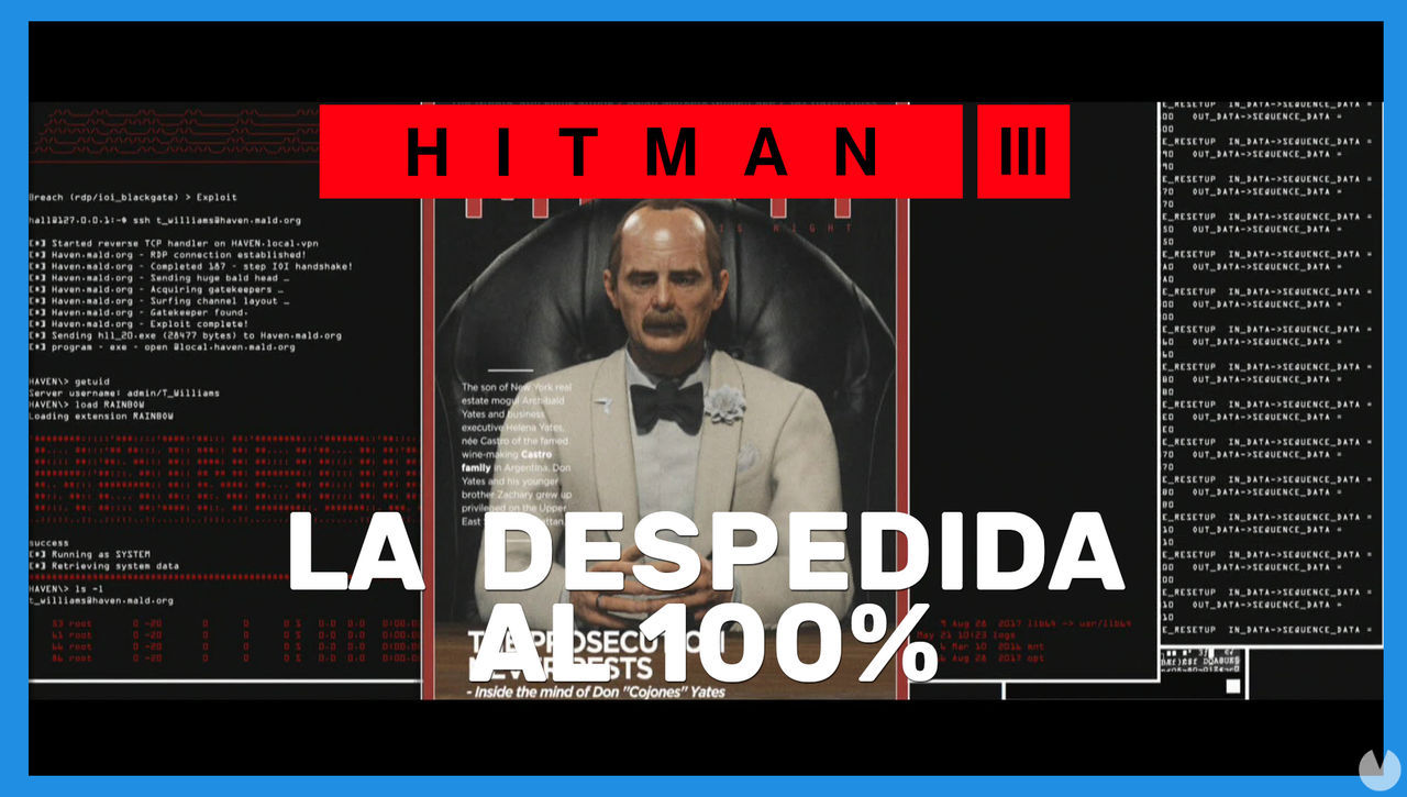 La despedida en Hitman 3 al 100% - Hitman 3