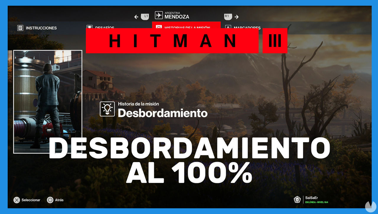 Desbordamiento en Hitman 3 al 100% - Hitman 3