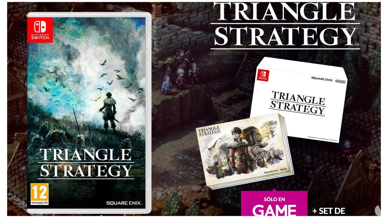 Ya puedes reservar Triangle Strategy para Switch en GAME con set de tarjetas de regalo