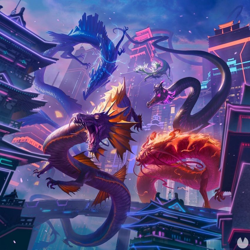 Combo 4 Packs De Prerelease De Kamigawa: Neon Dynasty En Chile