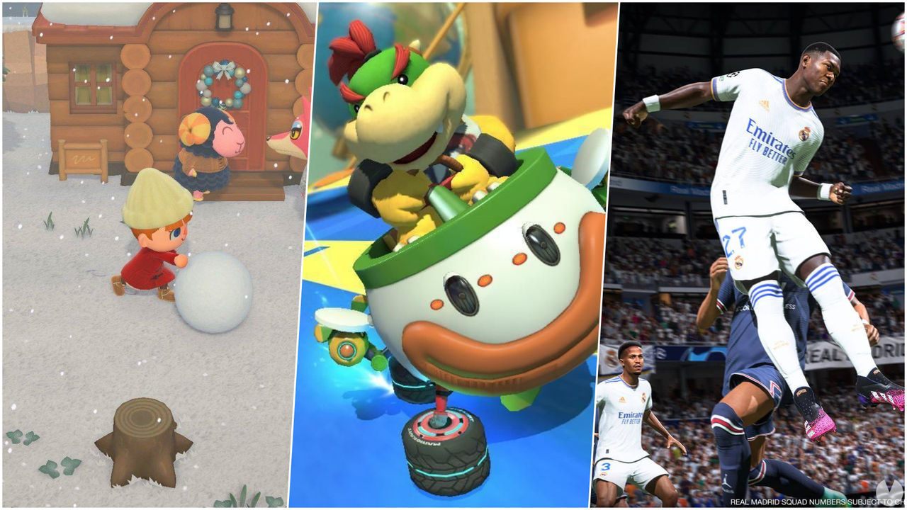 Mario Kart, FIFA y Animal Crossing dominan las ventas de final de año en Reino Unido