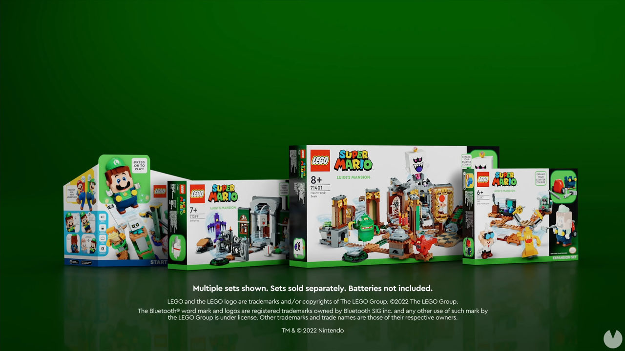 LEGO Super Mario Luigi's Mansion packs