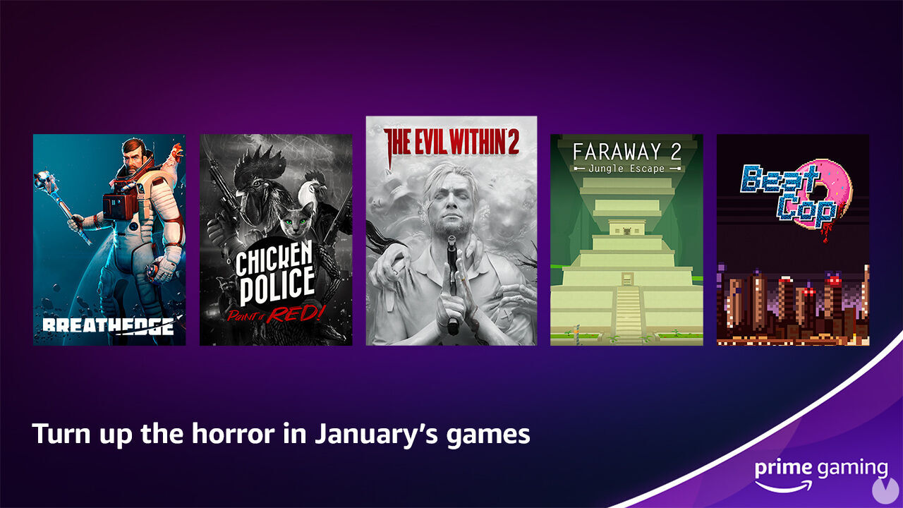 Juegos gratis para PC de Prime Gaming en enero: The Evil Within 2 y otros cinco más. Noticias en tiempo real