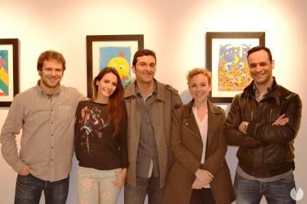 El equipo de Ziran en uno de los eventos de Pac-Man