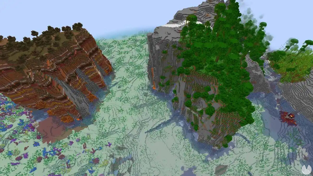 Best Minecraft seeds - The Cliffs