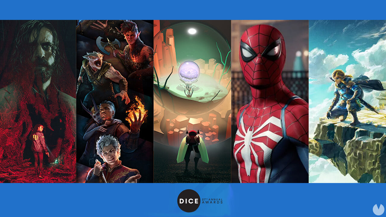 Spider-Man 2, Alan Wake 2 y Baldur's Gate 3 copan las nominaciones a los premios D.I.C.E.