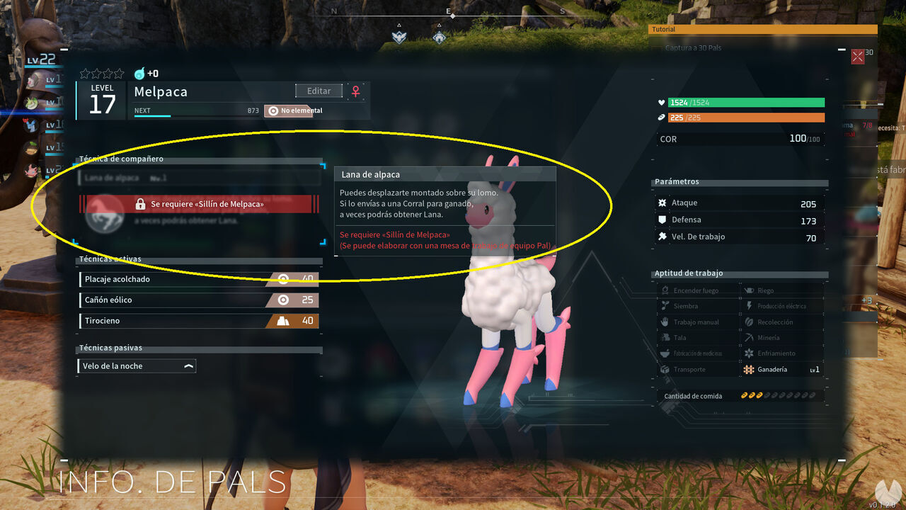 Palworld - Saddle crafting requirement for mounts