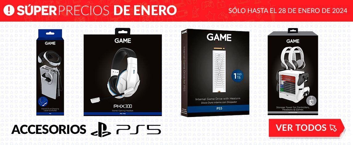 Accesorios PS5 y PS4 Super Precios GAME enero