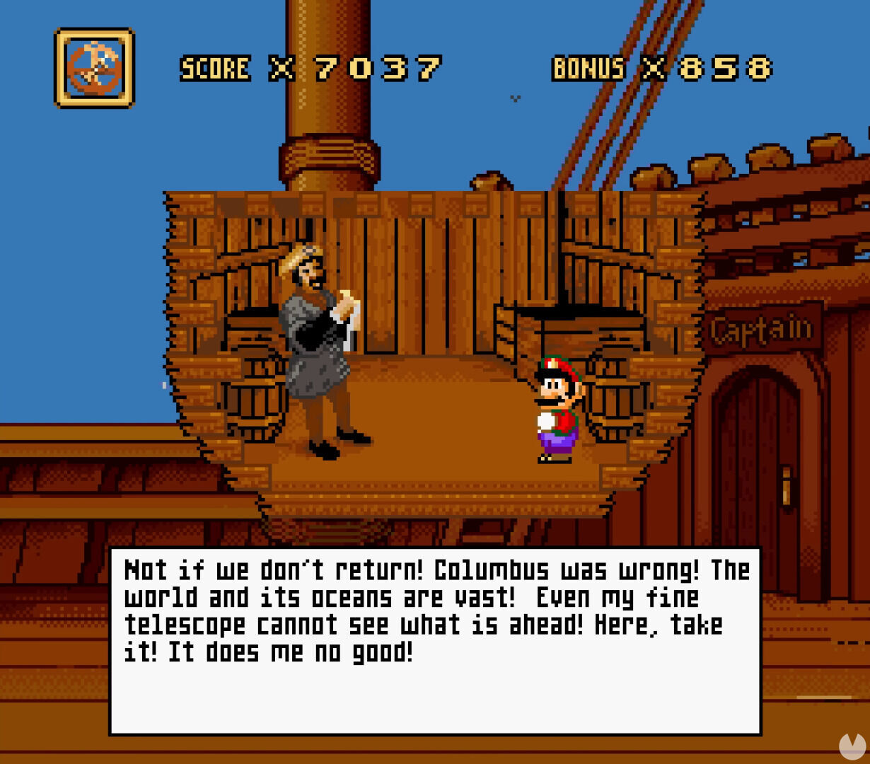 Captura de Mario's Time Machine.