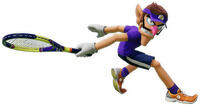 Mario Tennis Fever - Personaje jugable Waluigi