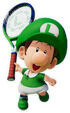 Mario Tennis Fever - Personaje jugable Baby Luigi