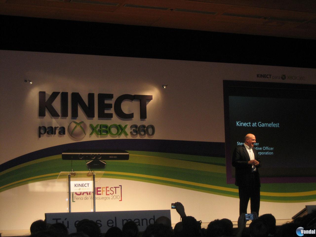 Steve Ballmer durante su intervencin en GameFest.