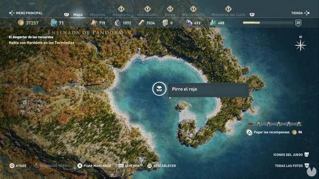 Ubicaciones submarinas en Assassin's Creed Odyssey - Localizacion y mapa